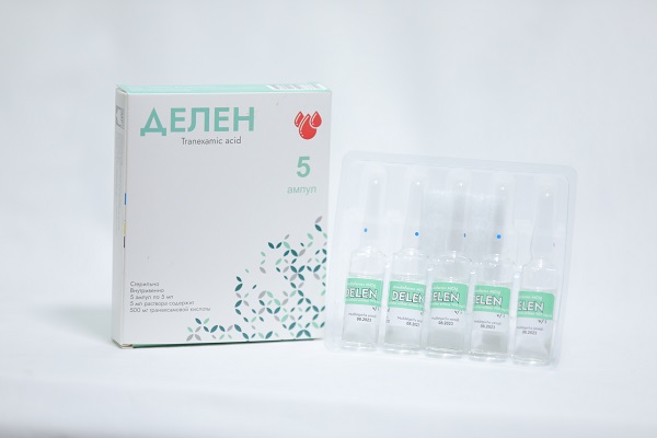 Делен 5 мл(транексамовая кислота)